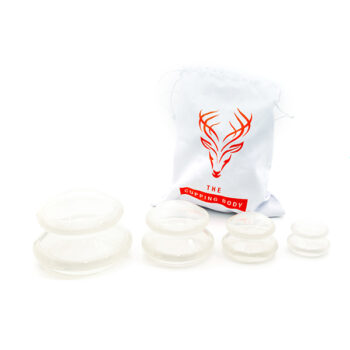silicone cupping set 4 piece with carry bag