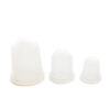 round topped silicone cups 3 pieces set