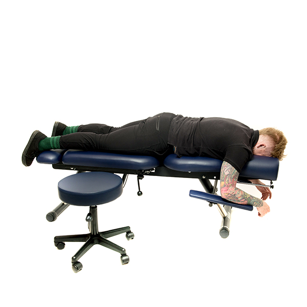 Chiropractic table solid iron frame