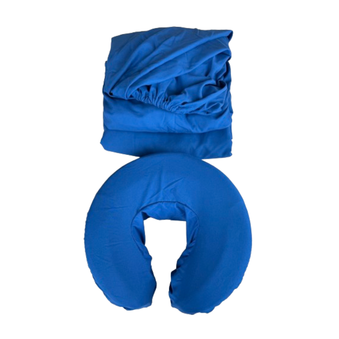 blue navy marine blue microfiber sheet set