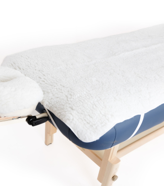 Fleece massage table cover