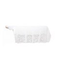 Pure white cotton massage table blanket