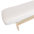 Fitted cotton flannel massage table sheet